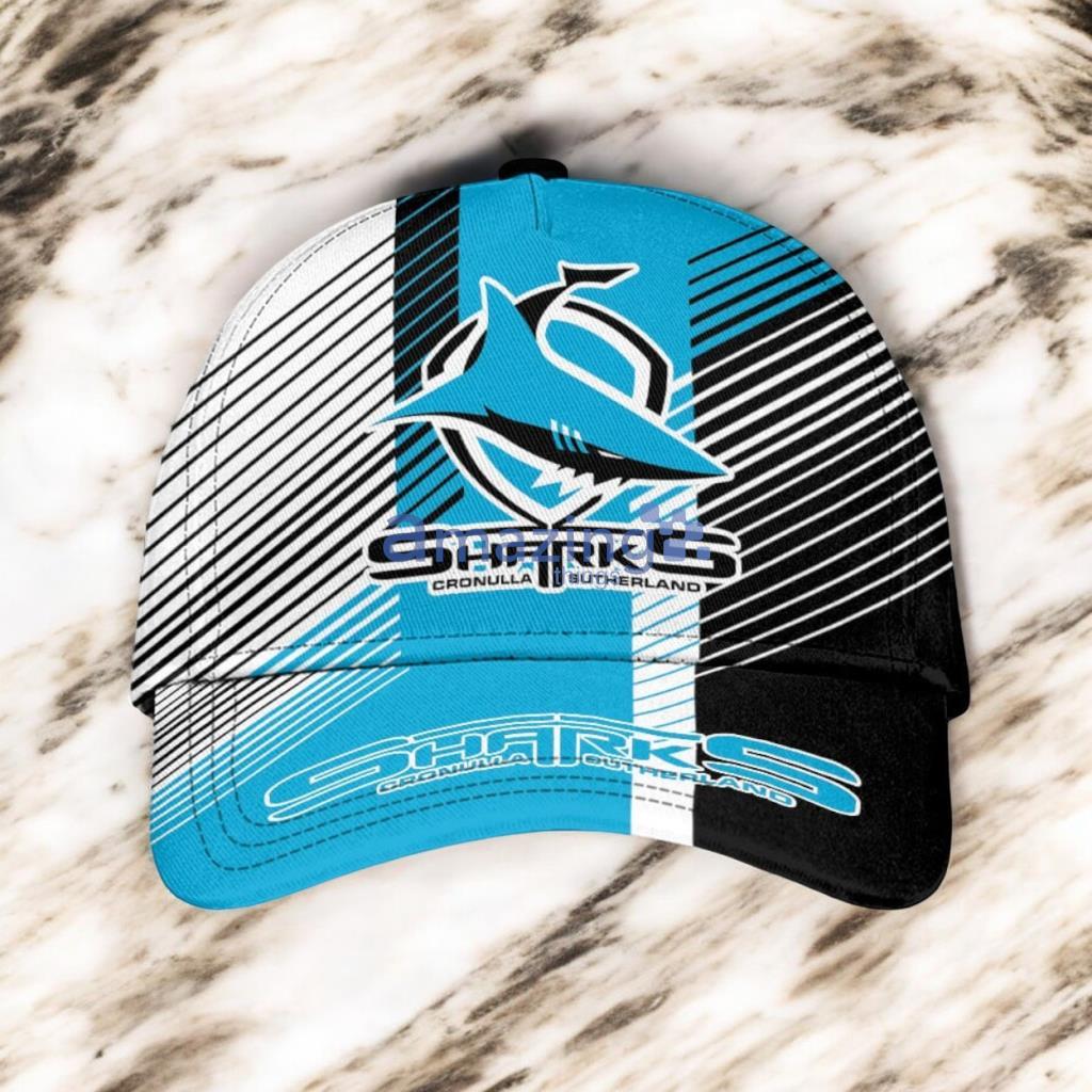 Cronulla Sutherland Sharks NRL Personalized Classic Classic Cap 3D For Fan image Cronulla-Sutherland Sharks NRL Personalized Classic Classic Cap 3D For Fan Product Photo 1