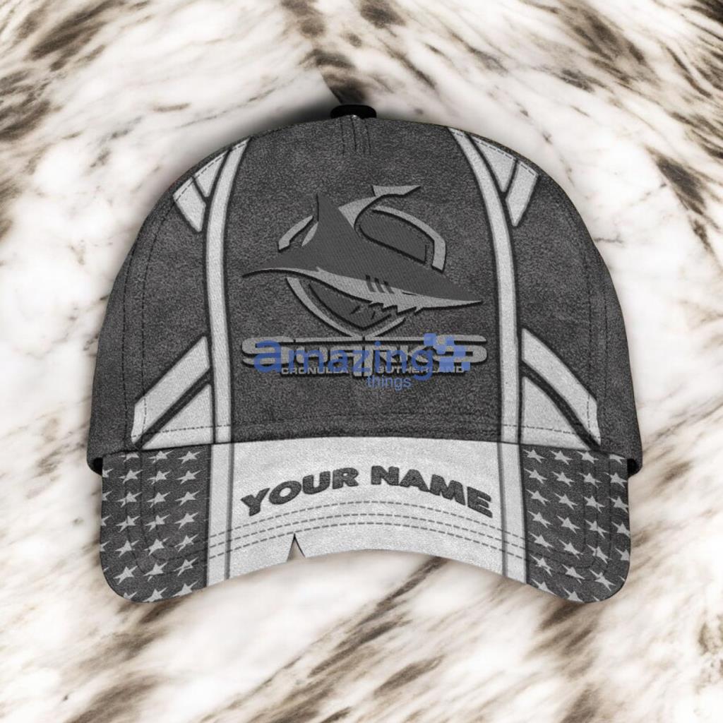Cronulla Sutherland Sharks Personalized NRL Classic Classic Cap 3D Style For Fan image Cronulla-Sutherland Sharks Personalized NRL Classic Classic Cap 3D Style For Fan Product Photo 1