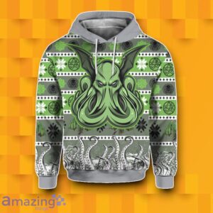 Cthulhu 3D Hoodie Best Gift For Men Women image Cthulhu 3D Hoodie Best Gift For Men Women Product Photo 2
