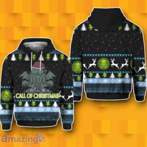 Cthulhu Call Of Christmas 3D Hoodie Best Gift Product Photo 1