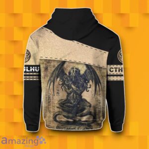 Cthulhu Custom Name 3D Hoodie Best Gift Product Photo 3