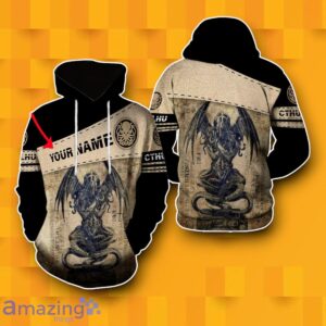 Cthulhu Custom Name 3D Hoodie Best Gift Product Photo 1