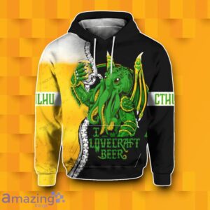 Cthulhu I Lovecraft Beer 3D Hoodie Best Gift Product Photo 1