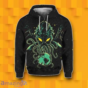 Cthulhu The Great Old One Zip 3D Hoodie Best Gift Product Photo 2