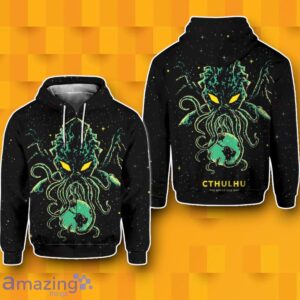 Cthulhu The Great Old One Zip 3D Hoodie Best Gift Product Photo 1
