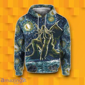 Cthulhu Zip 3D Hoodie Best Gift For Men And Women Product Photo 2