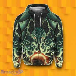 Cthulhu Zip 3D Hoodie Best Gift For Men Women Product Photo 2
