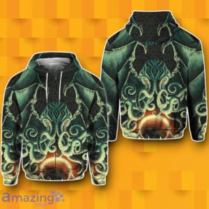 Cthulhu Zip 3D Hoodie Best Gift For Men Women Product Photo 1