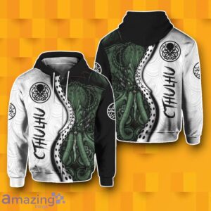 Cthulhu Zip Hoodie 3D Best Gift For Men And Women Product Photo 1
