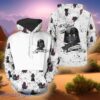 Custom Name Darth Vader Fight 3D Hoodie Impressive Gift