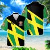 Custom Name Jamaica Flag Coat of Arms 3D Printed Hawaiian Shirt