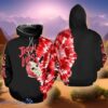 Custom Name Jason Lives Red And White Tie Dye 3D Hoodie Impressive Gift