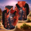 Custom Name Jason Voorhees Killer 3D Hoodie Impressive Gift