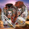 Custom Name Joker Smoker 3D Hoodie Impressive Gift