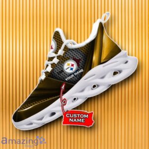 Custom Name Pittsburgh Steelers Max Soul Shoes Impressive Gift Product Photo 1
