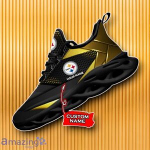 Custom Name Pittsburgh Steelers Max Soul Shoes Impressive Gift For Men And Women Product Photo 2