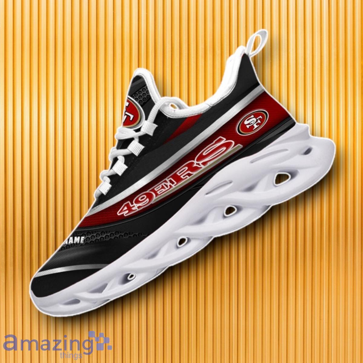 Custom Name San Francisco 49ers Max Soul Shoes Best Gift For Men Women image Custom Name San Francisco 49ers Max Soul Shoes Best Gift For Men Women Product Photo 1