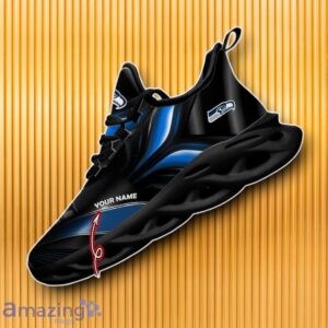 Custom Name Seattle Seahawks Max Soul Shoes Unique Gift For Men Women image Custom Name Seattle Seahawks Max Soul Shoes Unique Gift For Men Women Product Photo 2
