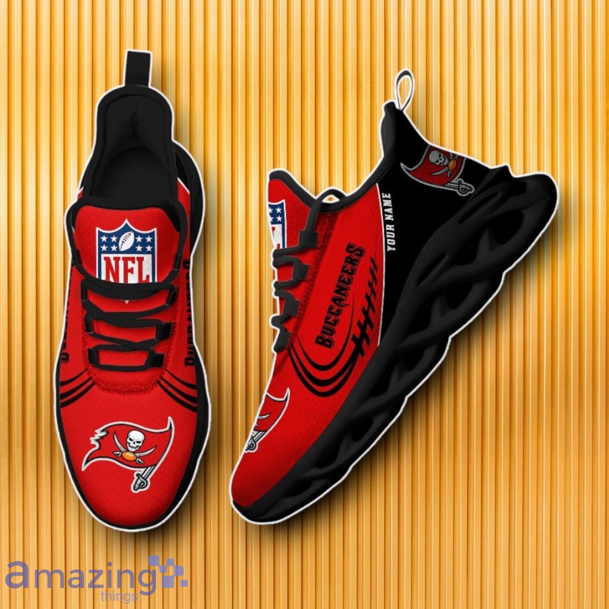 Custom Name Tampa Bay Buccaneers Max Soul Shoes Unique Gift image Custom Name Tampa Bay Buccaneers Max Soul Shoes Unique Gift Product Photo 2