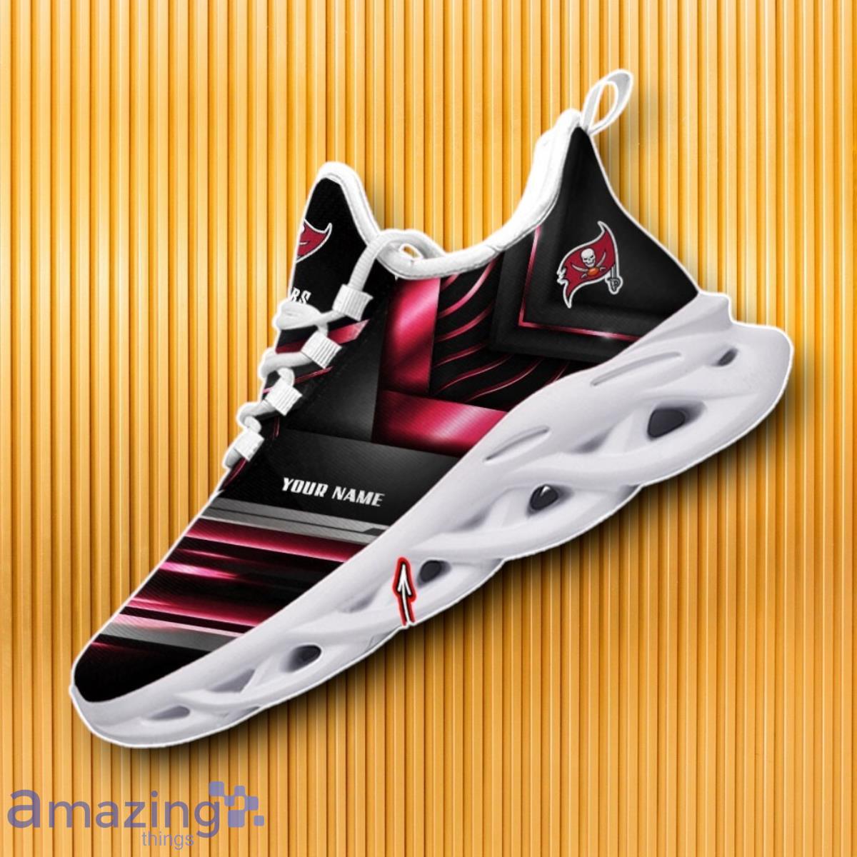 Custom Name Tampa Bay Buccaneers Max Soul Shoes Unique Gift For Men And Women image Custom Name Tampa Bay Buccaneers Max Soul Shoes Unique Gift For Men And Women Product Photo 1