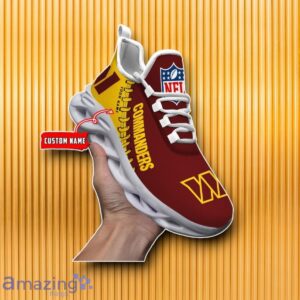 Custom Name Washington Commanders Max Soul Shoes Impressive Gift Product Photo 1