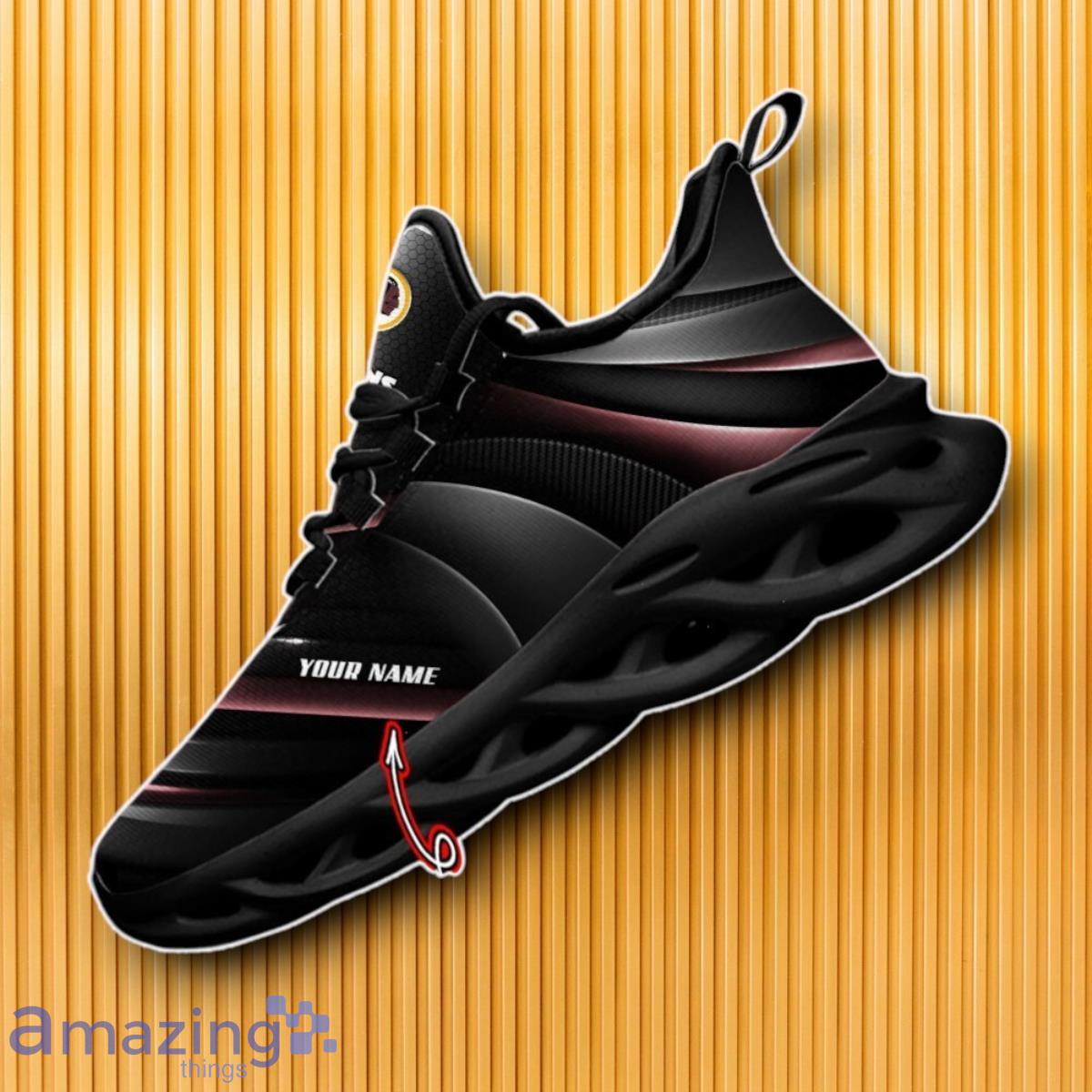 Custom Name Washington Redskins Max Soul Shoes Impressive Gift Men And Women image Custom Name Washington Redskins Max Soul Shoes Impressive Gift Men And Women Product Photo 2