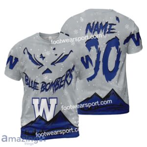 Custom Number And Name Winnipeg Blue Bombers Grinch Face 3D Hoodie, 3D Tshirt, Sweater AOP For Fans - CFL Winnipeg Blue Bombers Grinch Face 3D Hoodie, 3D Tshirt, Sweater AOP Custom Number And Name Photo 2