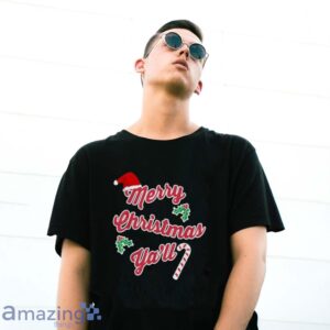 Cute Merry Christmas Ya'll T-Shirt for Southerners - G500 Gildan T-Shirt
