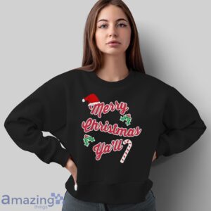 Cute Merry Christmas Ya'll T-Shirt for Southerners - Sweatshirt