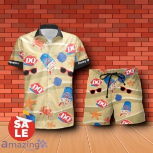 Dairy Queen Summer Seafood Hawaiian Shirt & Shorts For Men Gift Ideas - Dairy Queen Summer Seafood Hawaiian Shirt & Shorts For Men Gift Ideas 1