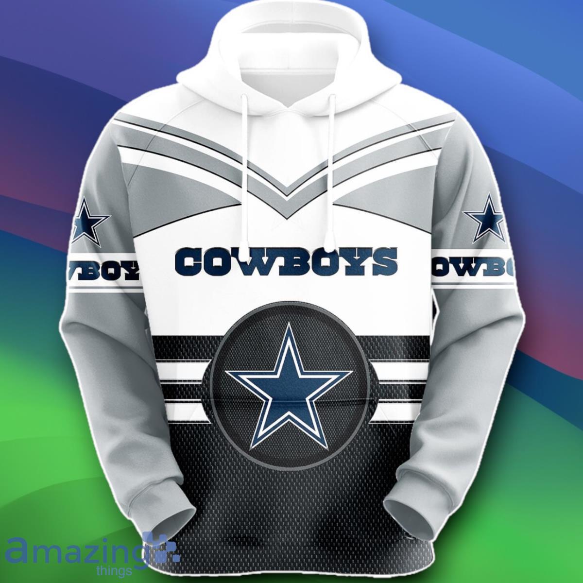 Dallas Cowboys 3D Hoodies, 3D T Shirt, All Over Print For Fans Custom Name image Dallas Cowboys 3D Hoodies, 3D T-Shirt, All Over Print For Fans Custom Name Product Photo 1