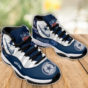 Dallas Cowboys Air Jordan 11 Sneakers Custom Name Sport Team Shoes For Men And Women Product Photo 3