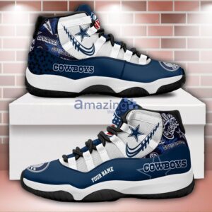 Dallas Cowboys Air Jordan 11 Sneakers Custom Name Sport Team Shoes For Men And Women Product Photo 1