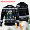 Dallas Cowboys Team Logo Ugly Chrismas Ugly Sweater Custom Name And Number For Fans