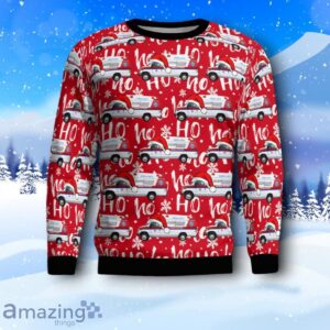 Danbury, Connecticut, Danbury Ambulance EMS Christmas AOP Sweater Product Photo 2
