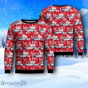 Danbury, Connecticut, Danbury Ambulance EMS Christmas AOP Sweater Product Photo 1