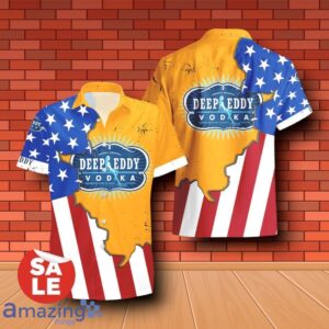 Deep Eddy Vodka USA Flag Aloha Summer Beach Hawaiian Shirt & Shorts For Men Gift Ideas Product Photo 2
