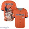Denver Broncos Wave Player Printed Baseball Jersey Gift Fans