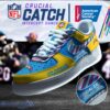 Design LGBT Style Los Angeles Chargers Air Force Shoes AF7