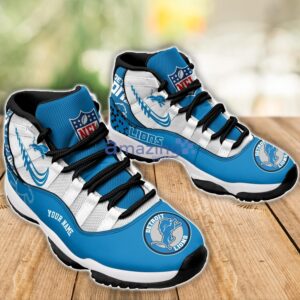 Detroit Lions Air Jordan 11 Sneakers Custom Name Sport Team Shoes For Men And Women Product Photo 3