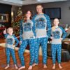 Detroit Lions Transfer Family Pajamas Set For Men Women Kid