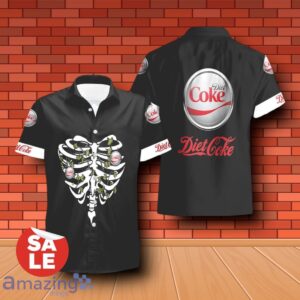 Diet Coke Chest Bone Summcer Halloween Hawaiian Shirt & Shorts For Men Gift Ideas - Diet Coke Chest Bone Summcer Halloween Hawaiian Shirt & Shorts For Men Gift Ideas 1