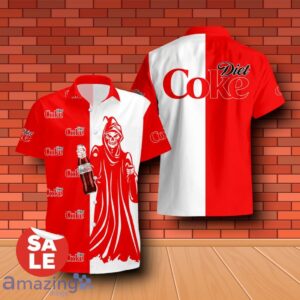 Diet Coke Death Halloween Hawaiian Shirt & Shorts For Men Gift Ideas - Diet Coke Death Halloween Hawaiian Shirt & Shorts For Men Gift Ideas 1