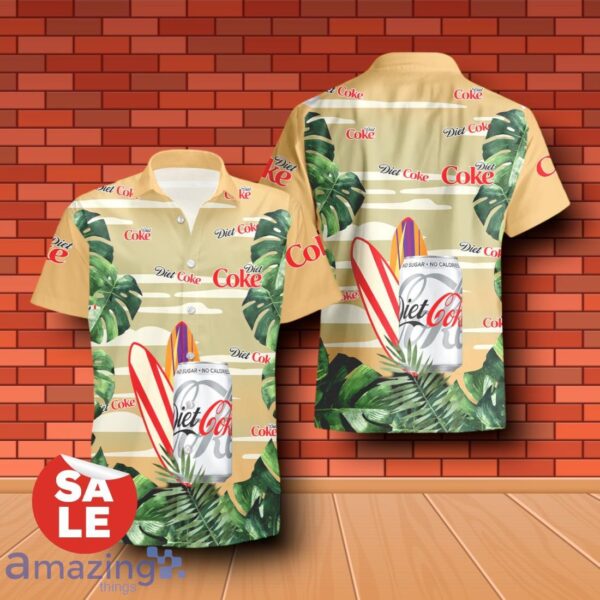 Diet Coke Surfboard Tropical Forest Hawaiian Shirt & Shorts For Men Gift Ideas Product Photo 1