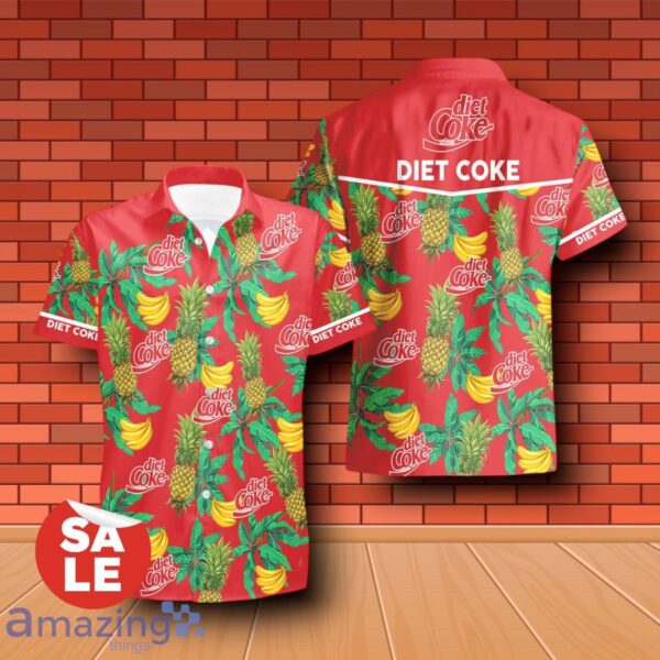 Diet Coke Tropical Flower Aloha Hawaiian Shirt & Shorts For Men Gift Ideas Product Photo 2
