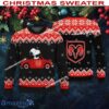 Dodge Car Racing Snoopy Driving A Car Christmas 3D Sweater Gift For Adult
