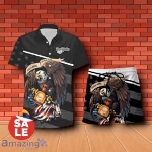 Don Julio Eagle American Flag Hawaiian Shirt & Shorts Special Gift Product Photo 1