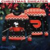 DoorDash Snoopy Driving A Car Christmas Sweater Gift For Adult