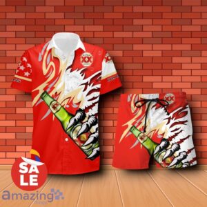 Dos Equis Monster Claw Hawaiian Shirt & Shorts Special Gift Product Photo 2