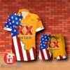 Dos Equis USA Flag Aloha Summer Beach Hawaiian Shirt & Shorts Special Gift